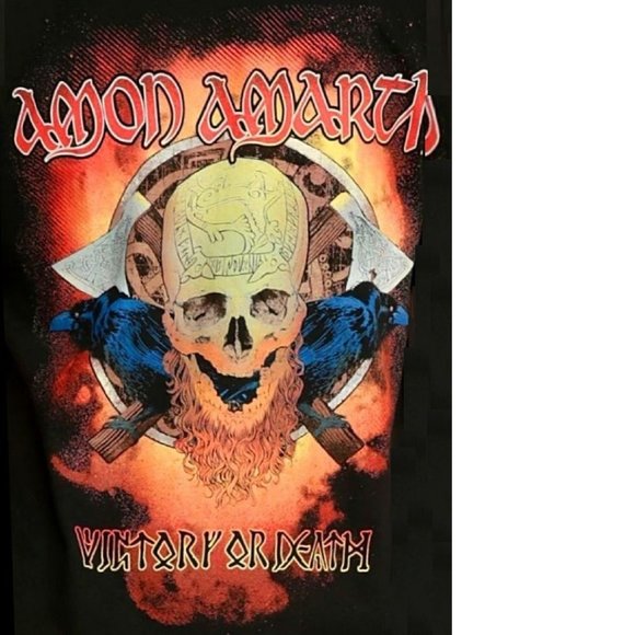 Amon Amarth Victory Or Death melodic death metal rock Official T-Shirt M NWT - Picture 3 of 5